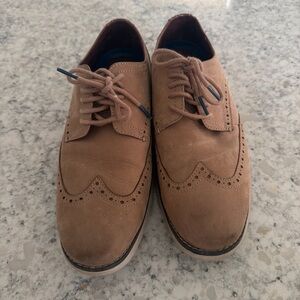 Cole Haan Brown Suede Oxford Shoes